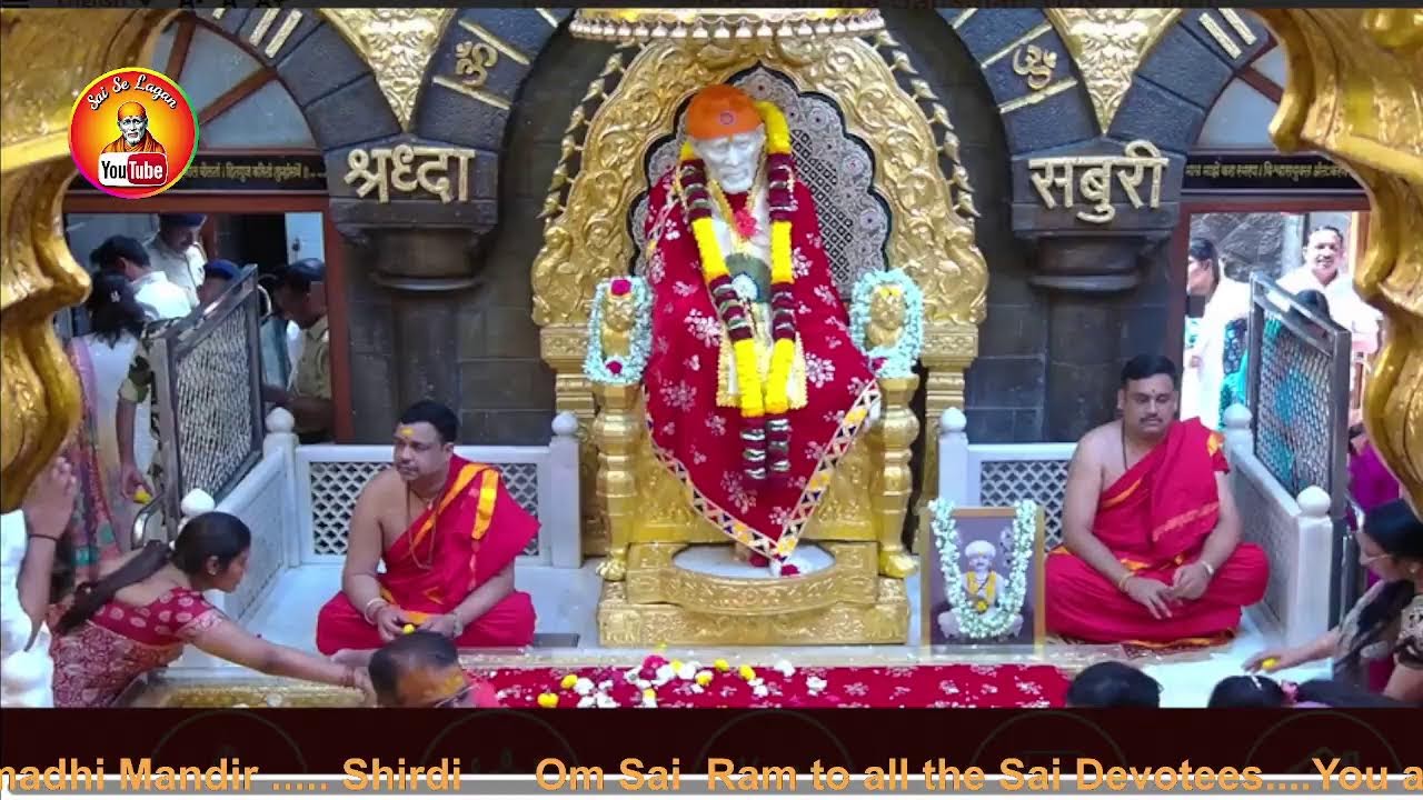 🔴 Live Madhyan Aarti 5th March, 2026 from Shree Sai Baba Samadhi Mandir Shirdi | Noon Aarti Darshan!