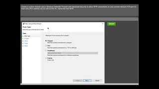 Create a Custom SFTP Rule in Windows Defender | Security+ SY0-601 Lab | CertBlaster Wealth