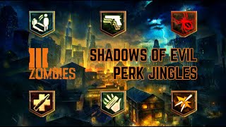 All Shadows of Evil 1940s version perk jingles // Black Ops 3 Zombies