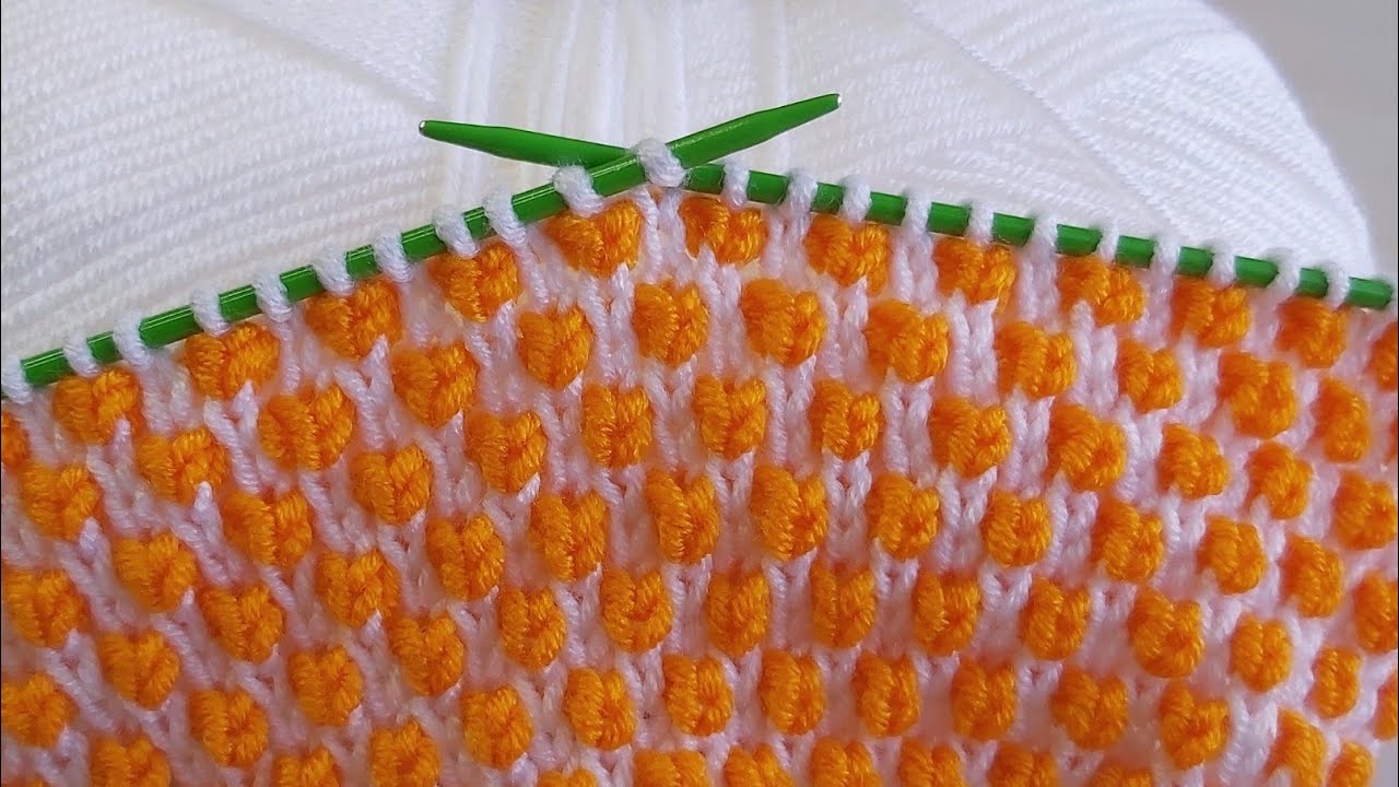 İki şiş çok seveceğiniz örgü model anlatımı 💐crochet knitting