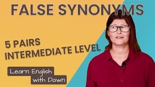 False Synonyms - Confusing Prefixes | Learn English with Dawn