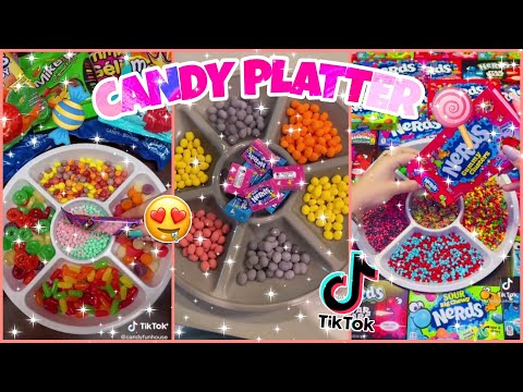 Candy Platter Asmr Food Platter Ft. Sweets, Candies, x Chocolates | Tiktok Compilation Finds.