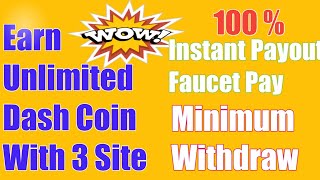 Earn Dash Coin Free | How to earn cryptocurrency without investment screenshot 3