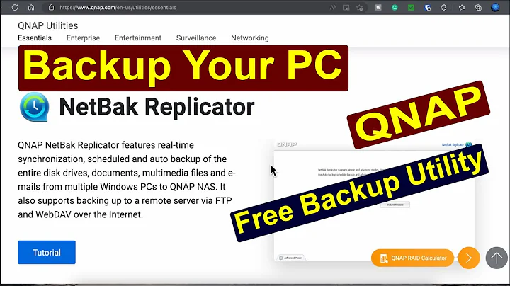 QNAP NetBak Replicator Utility