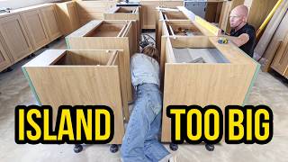 IS THE KITCHEN ISLAND TOO BIG?! - DIY Design Fail