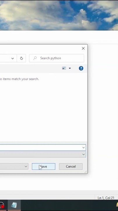 How to run Python program in command prompt - YouTube