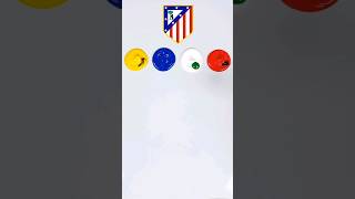 Color Mixing football clubs logo || Atletico Madrid, Liverpool ⚽✨#football #colormixing #shorts #art