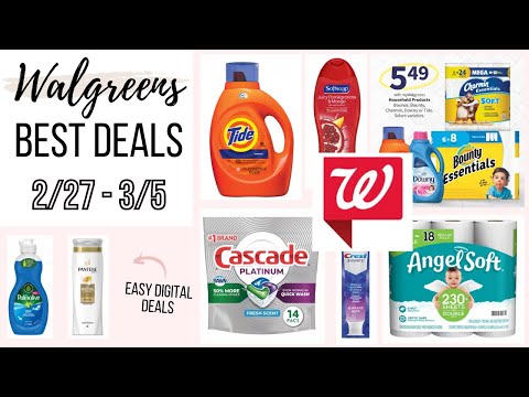 7 BEST WALGREENS DEALS (2/27-3/5) Stocking Up On Household Products!