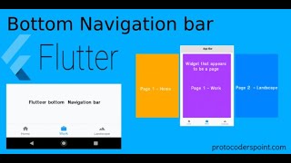 Bottom Navigation Bar Flutter | Android Studio IDE