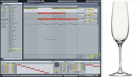 Sample a Champagne Glass to create a Bell Sound in Ableton