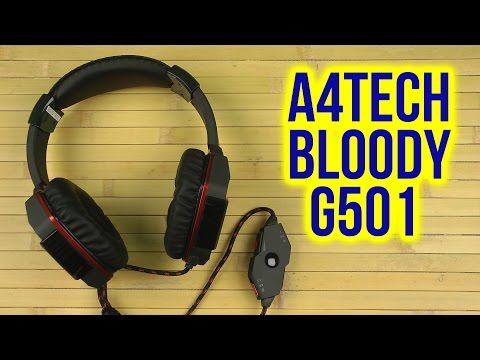 Распаковка A4Tech Bloody G501