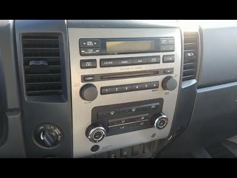 Nissan Titan Stereo Removal 2004-2015