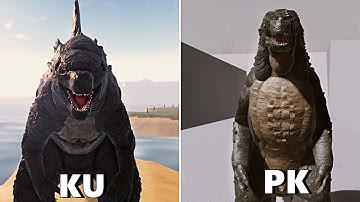 Godzilla 2014 Kaiju Universe vs Project Kaiju Comparison 2K