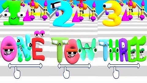 Satisfying Mobile Gameplay : Merge Number Run, Merge Alphabet Lore Run ZWXAQH893….