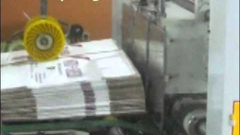 automatic corrugated box folder gluer machine