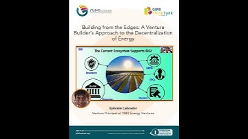 GIMI Think Tank: Building from the Edges: A Venture Builder’s Approach
