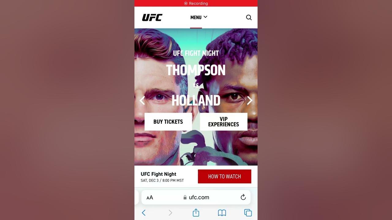 UFC FIGHT NIGHT ORLANDO Official Fight Card REACTION ufcfightnight 