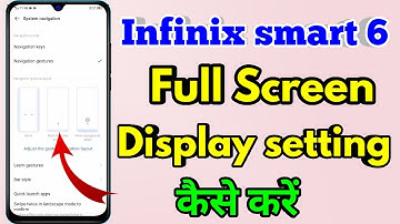 infinix smart 6 full display kaise kare | infinix smart 6 full screen display setting