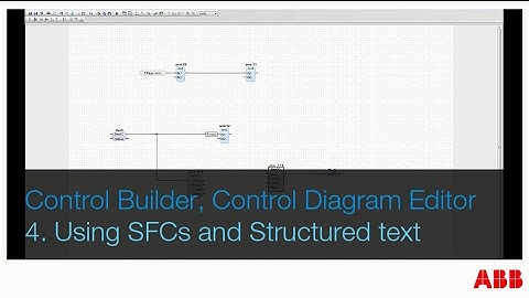 Compact Control Builder - Control Diagram Editor - Part 4. Using SFCs and Structured text