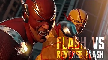 Flash Vs. Reverse Flash Fight Scene - Injustice 2