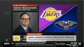 [BREAKING NEWS] Lakers acquire Anthony Davis from Pelicans | ESPN SC image