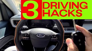 3 Driving Hacks Ford Maverick Hybrid XL  XLT & maybe Lariat too!