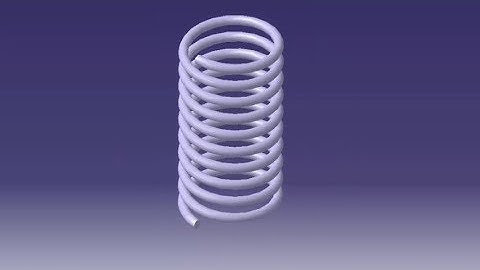 CATIA Beginner Tutorial:- HELICAL SPRING (PART DESIGN WORKBENCH)