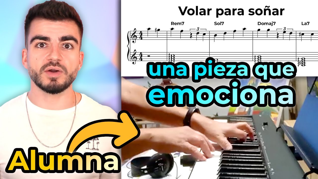 Hago un arreglo para piano de la increíble composición de una alumna