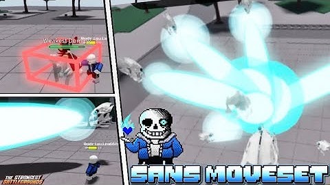[ EARLY ACCESS ] 🔵Fe Sans Moveset // The Strongest Battlegrounds