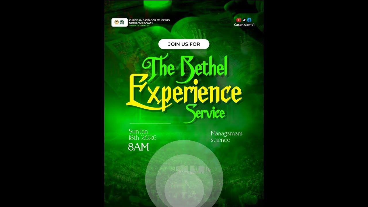 BETHEL EXPERIENCE SERVICE