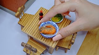 Easy Shrimp Soup in Miniature Kitchen | Miniature Cooking | Mini food