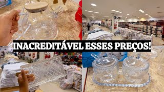 A FONTE PRA COMPRAR BARATO! POTES DE VIDROS POR R$9 REAIS! INACREDITÁVEL 😱 LOJÃO SÃO JOSÉ 
