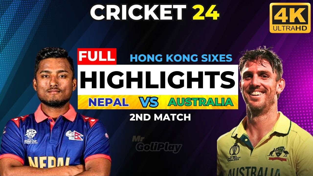 Nepal Vs Australia | Full Match Highlights | Hong Kong international sixes | NEP VS AUS | MrGovin