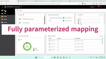 Fully parameterized mapping:#Informatica #IICS #CDI