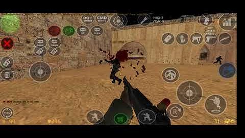 cs 1.6 android zombie server gameplay #5 (L4D2 pack)