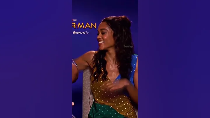 her face is switching up so fast💀😭 #tomdaya #tomholland #zendaya #fyp #lauraharrier