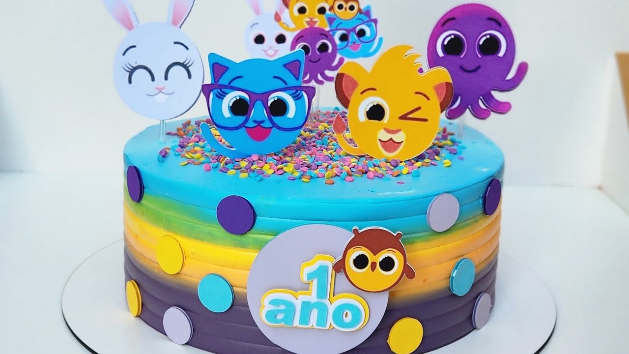 bolo colorido do bolofofo