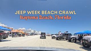 2026 Daytona Beach Jeep Week POV Beach Crawl 4K