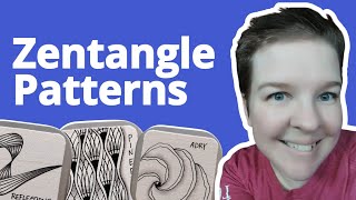 9 Easy Zentangle Patterns for Beginners - Freeform 1