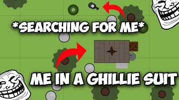 Trolling With Ghillie Suit | Surviv.io Trolling | #shorts