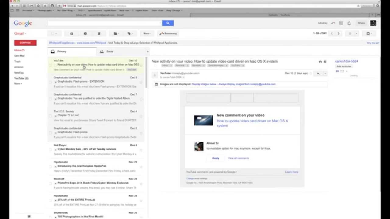 How To Change Gmail View To Look Like Outlook YouTube