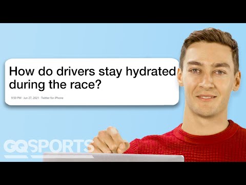 F1 Driver George Russell Replies to Fans on the Internet | GQ Sports