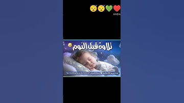 #سوره#الرحمن#تلاوه#قبل#النوم# 😴😴😴 #تريح#القلب والعقل 😴♥️💚❤️💚💚💚