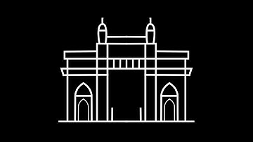 Gate way of India II Vector animation for free to use II gate way of india after effects free video