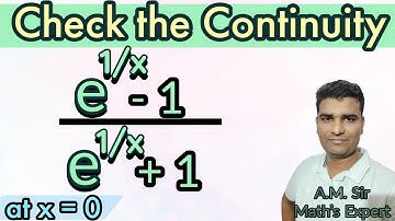 Check The Continuity of Exponential Function | am sir