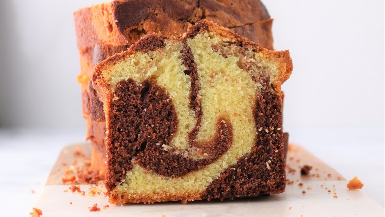 Chocolate & almond marbled bundt cake recipe