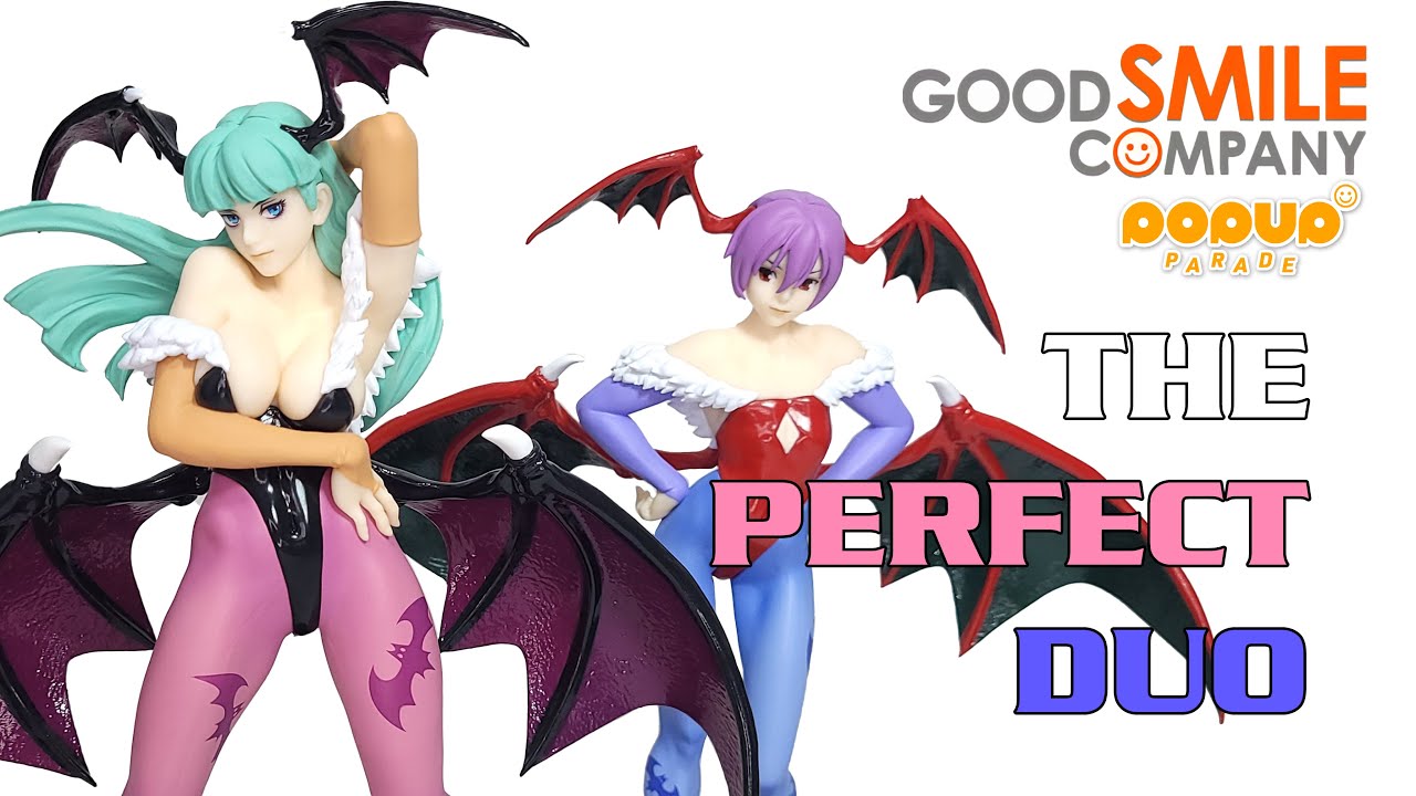 PopUp Parade MORRIGAN & LILITH | Darkstalkers Figure Review! - YouTube