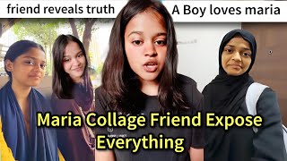 Maria Khan Collage Friend Expose Family Lies| Maria Parents Did Fight In Collage 