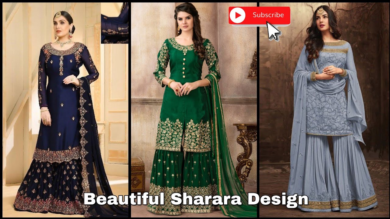 Beautiful Sharara Design Ideas | Trendy Sharara Suit Design 2019 | Heavy Sharara Design Collection
