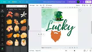 How to Create a Saint Patrick's Day post in Canva screenshot 1